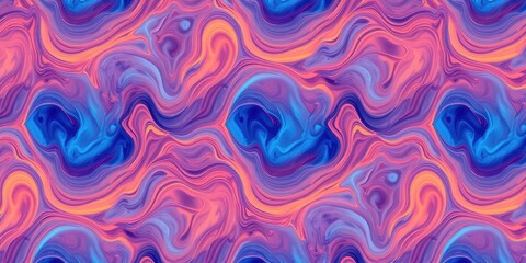 Obraz premium Abstract Swirling Color Pattern in Vibrant Hues of Purple, Pink, and Blue
