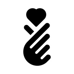 heart glyph icon