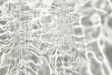 Abstract white water surface background creates a soft, flowing effect ideally for serene designs.