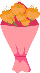 Valentine Flower Bouqet