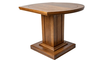 table isolated on white