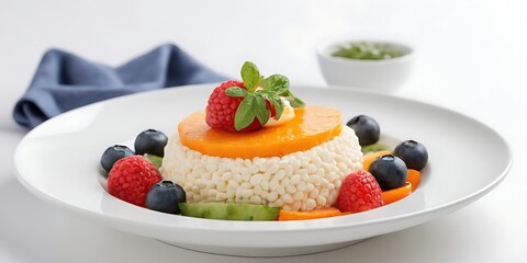 Healthy Food in a White Background