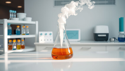 flask, chemistry, experience science