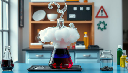 flask, chemistry, experience science