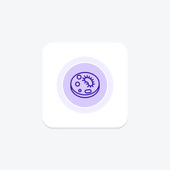 Microorganism color circle icon , vector, pixel perfect, illustrator file