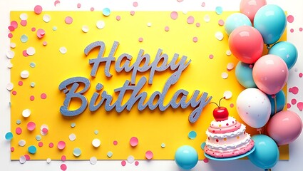 Birthday card with AI generation