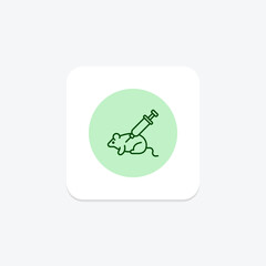 Laboratory Rat pentaglow , vector, pixel perfect, illustrator file