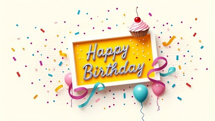 Birthday card with AI generation