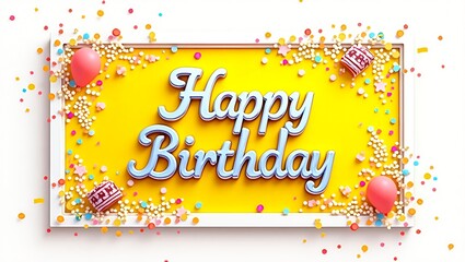 Birthday card with AI generation