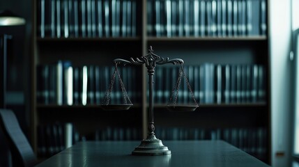 Legal scale placed on top of financial documents, symbolizing justice in economic matters. Fair, balanced, legal, financial