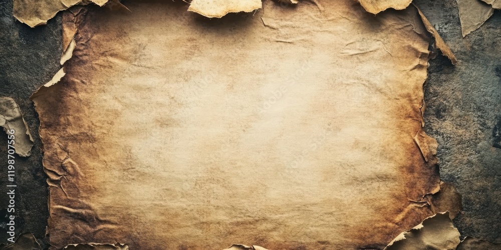 Poster vintage background featuring old paper, creating a nostalgic and timeless atmosphere. this vintage b