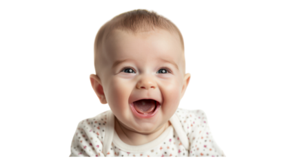 Crying Baby with Mouth Wide Open Image