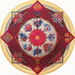 Oriental traditional patterns