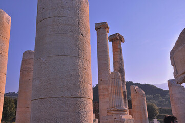 Temple of Artemis at Sardes Lydia Ancient City in Salihli, Manisa, Turkey