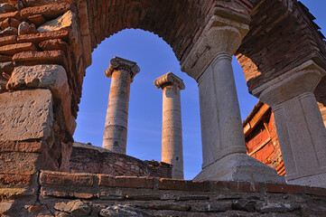 Temple of Artemis at Sardes Lydia Ancient City in Salihli, Manisa, Turkey