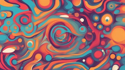 abstract background with circles