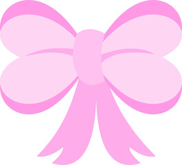 Pink Bow heart shape icon