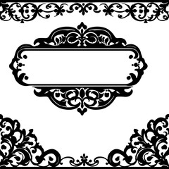 frame with ornament