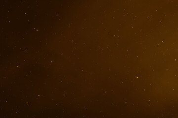 Stars in the night. Dark brown galaxy space background. Starry night sky. New Year, Christmas and Celebration backgrounds concepts.