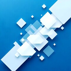 Modern Abstract Blue Background with Geometric Layers,theme, background 
