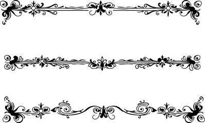 Fototapeta premium a motif border elements art