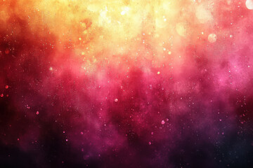 Obraz premium Vibrant abstract galaxy background with red and gold cosmic glow