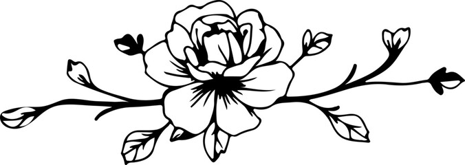 a floral motif element art