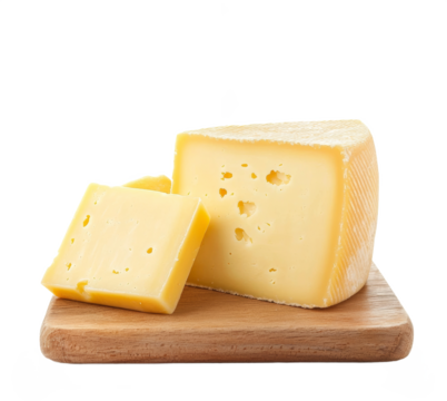 cheese on wooden board 