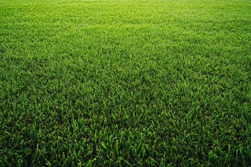 Obraz premium Vibrant green grass field, ideal for backgrounds, nature themes, and outdoor concepts.