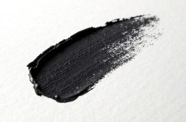 paint it with black ink on a white background