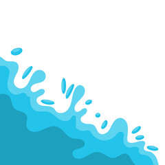 Water Shape Decoration Corner