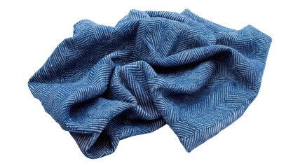 Ultra HD Blue Denim Fabric Texture Showing Detailed Weave Patterns for Fashion and Design Projects