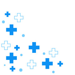 Obraz premium Medical cross ornament