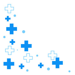 Obraz premium Medical cross ornament