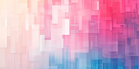 Background texture. Colorful tiles arranged to form a smooth gradient. Vibrant vivid hues. Banner, cover, social media, network, header, brochure, placard, flier, email, website. Generative Ai content