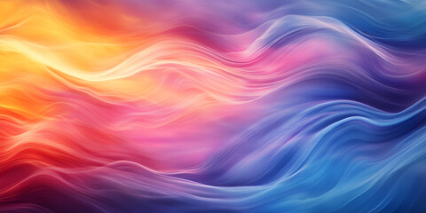 Obraz premium Abstract Motion Blur of Ocean Waves at Sunrise