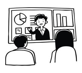 Set business flat vector illustration design style concept. for graphic and web page banners. cartoon character design 