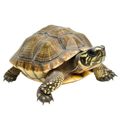 Fototapeta premium A Captivating Close-Up of a Turtle Showcasing Its Unique Shell Patterns and Features