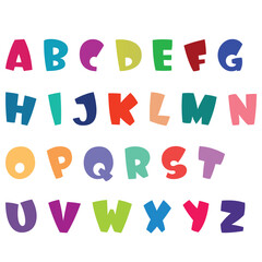 Font design with english alphabets © Алена Мухина