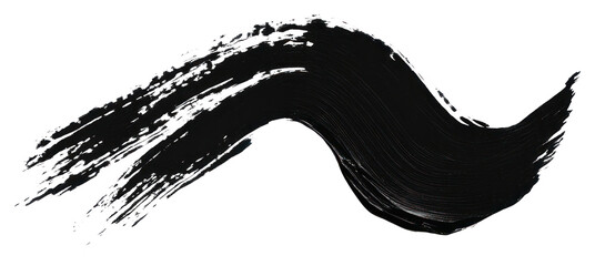 PNG Marker brush pen stroke black white.