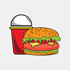 burger poster design for your burger food business