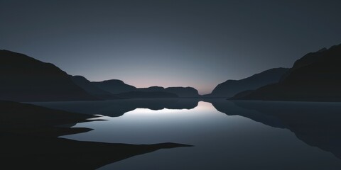 Minimalist mobile phone wallpaper with dark background and dawn hues