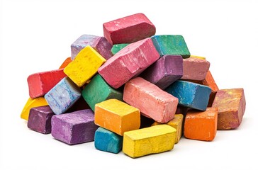 colored wooden blocks