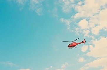 helicopter in flight