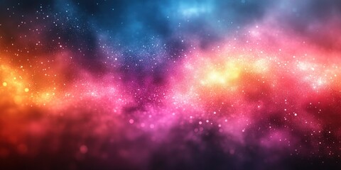 Obraz premium Cosmic Nebula: A Symphony of Celestial Colors