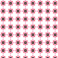 seamless pattern with flowers