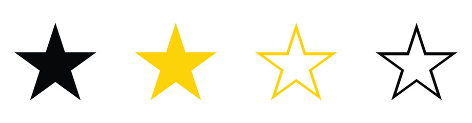 star vector logo. alone .Stars Icons. Black Series. The set contains icons as Sparkle, Falling Star, firework, Twinkle, Glow, Star Shape, Celebritie,