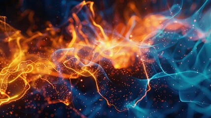Dynamic Digital Energy Creating Virtual Structures and Networks