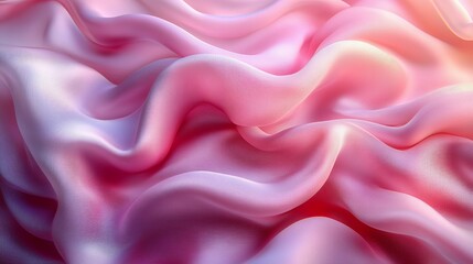 Obraz premium Pink Silk Drapery: A Serene and Elegant Abstract