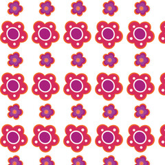 seamless pattern with flowers